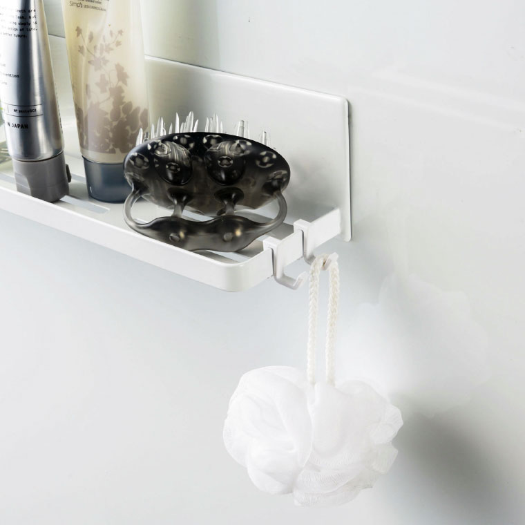 マグネットバスルームラック タワー 山崎実業 tower ロング ホワイト/ブラック 4858 4859 タワーシリーズ マグネット