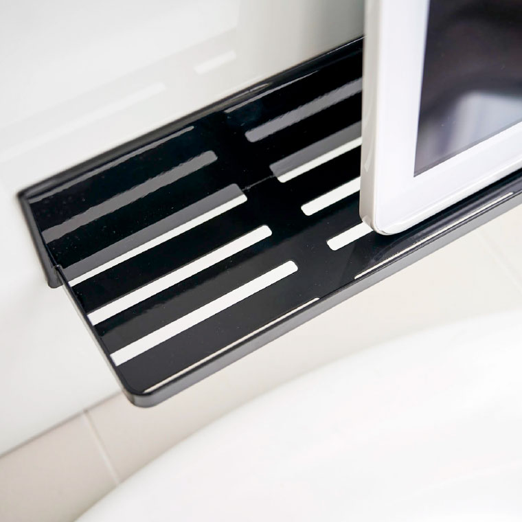 マグネットバスルームラック タワー 山崎実業 tower ロング ホワイト/ブラック 4858 4859 タワーシリーズ マグネット