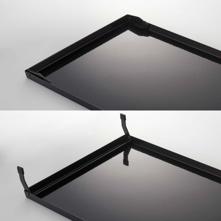 折り畳みガスコンロカバー タワー ワイド 山崎実業 tower ホワイト/ブラック 4922 4923タワーシリーズ