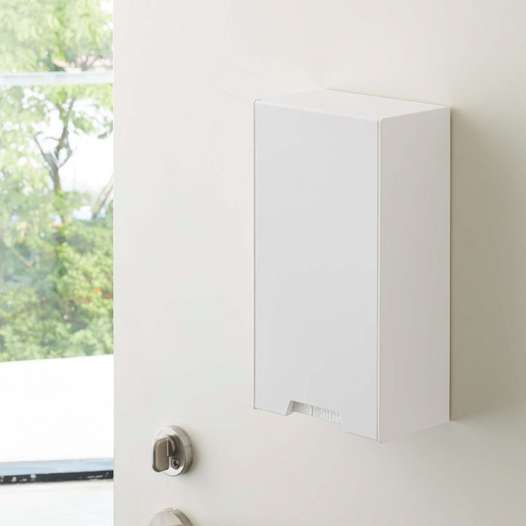 ツーウェイマスク収納ケース タワー 山崎実業 tower スリム ホワイト/ブラック 4954 4955 タワーシリーズ