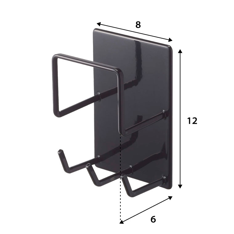 マグネットバスルームクリーニングツールホルダー タワー 山崎実業 tower スポンジホルダー ホワイト/ブラック 4976 4977 タワーシリーズ