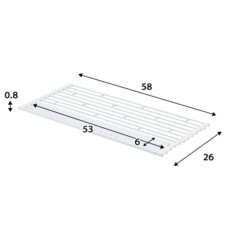 折り畳み水切り シリコーントレー付き Ｌ タワー 山崎実業 tower 折りたたみ水切り ホワイト/ブラック 5054 5055 タワーシリーズ