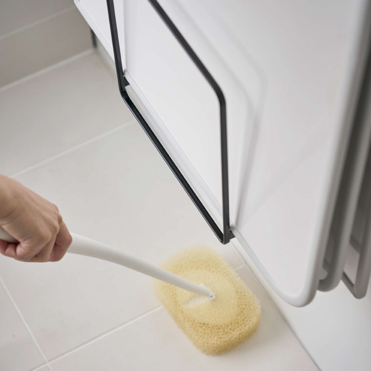 乾きやすいマグネット風呂蓋スタンド タワー 山崎実業 tower 風呂ふたスタンド ホワイト/ブラック 5085 5086 タワーシリーズ