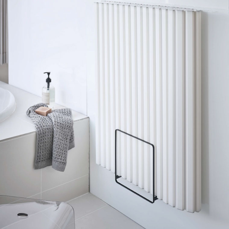 乾きやすいマグネット風呂蓋スタンド タワー 山崎実業 tower 風呂ふたスタンド ホワイト/ブラック 5085 5086 タワーシリーズ