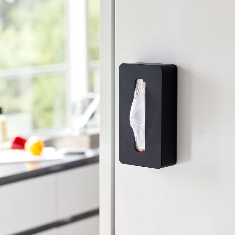 マグネットコンパクトティッシュケース タワー 山崎実業 tower ティッシュケース ホワイト/ブラック 5094 5095 タワーシリーズ マグネット