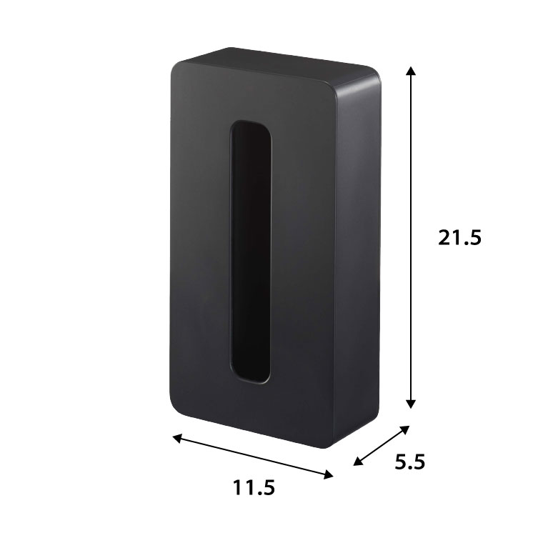 マグネットコンパクトティッシュケース タワー 山崎実業 tower ティッシュケース ホワイト/ブラック 5094 5095 タワーシリーズ マグネット
