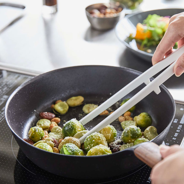 シリコーン菜箸トング タワー 山崎実業 tower ホワイト/ブラック 5195 5196 タワーシリーズ