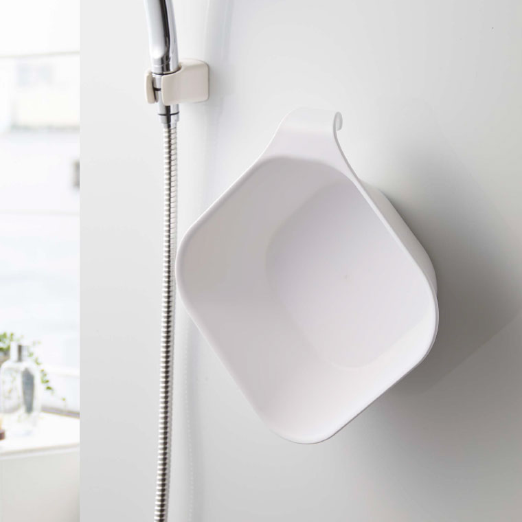 マグネット＆引っ掛け湯おけ タワー 山崎実業 tower 洗面器 ホワイト/ブラック 5378 5379 タワーシリーズ マグネット