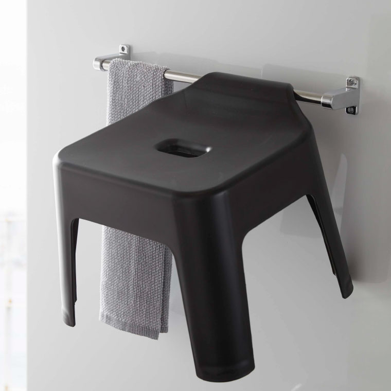 引っ掛け風呂イス タワー 山崎実業 tower ホワイト/ブラック 5383 5384 タワーシリーズ