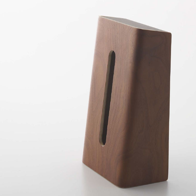 ティッシュケース リン 山崎実業 RIN ブラウン/ナチュラル 6732 7362 タワーシリーズ