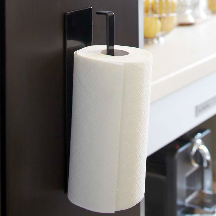 マグネットキッチンペーパーホルダー タワー 山崎実業 tower ホワイト/ブラック 7127 7128 タワーシリーズ マグネット