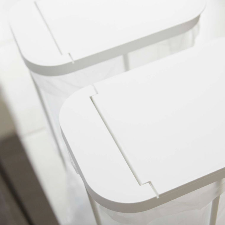 分別ゴミ袋ホルダー ルーチェ 山崎実業 LUCE ホワイト/ブラック/レッド 7552 7553 7554 タワーシリーズ