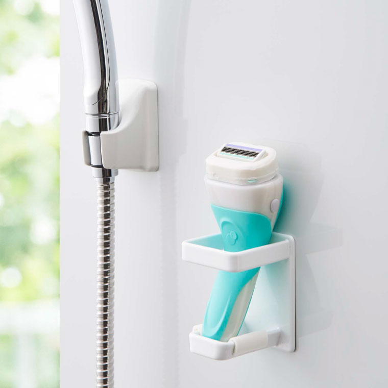 マグネットバスルーム電動シェーバーホルダー タワー 山崎実業 tower ホワイト/ブラック 4863 4864 タワーシリーズ