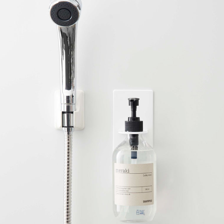 マグネットバスルームディスペンサーホルダー タワー 山崎実業 tower シャンプーボトルホルダー ホワイト/ブラック 4867 4868 タワーシリーズ