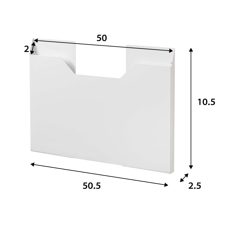 ランチョンマット収納 ワイド タワー 山崎実業 tower ホワイト/ブラック 4886 4887 タワーシリーズ