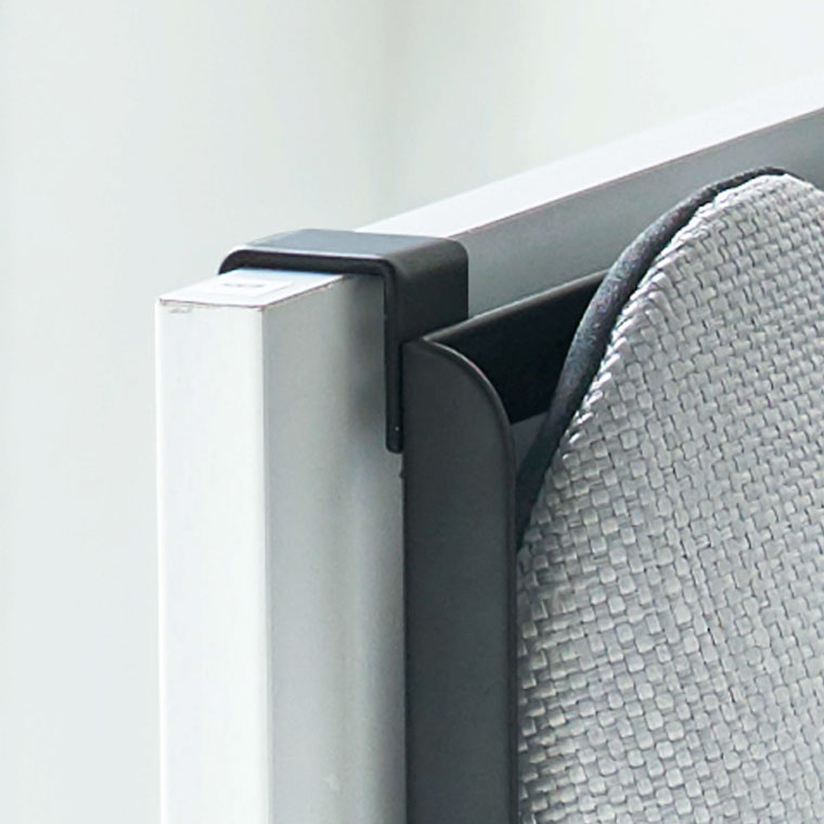 下駄箱扉＆引っ掛け式スリッパラック タワー 山崎実業 tower スリッパ掛け ホワイト/ブラック 4894 4895 タワーシリーズ