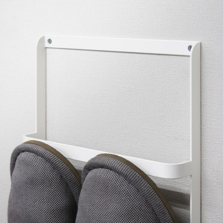 下駄箱扉＆引っ掛け式スリッパラック タワー 山崎実業 tower スリッパ掛け ホワイト/ブラック 4894 4895 タワーシリーズ