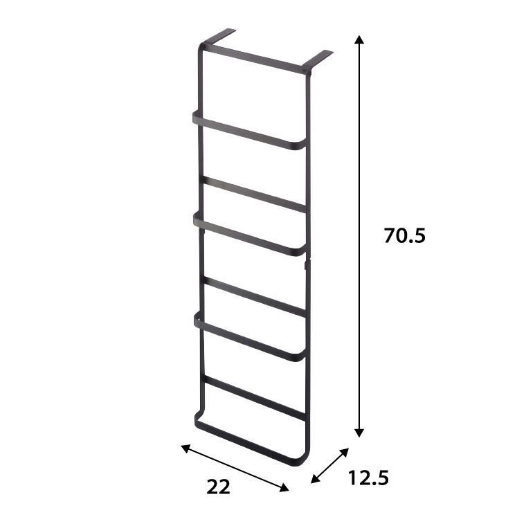 下駄箱扉＆引っ掛け式スリッパラック タワー 山崎実業 tower スリッパ掛け ホワイト/ブラック 4894 4895 タワーシリーズ