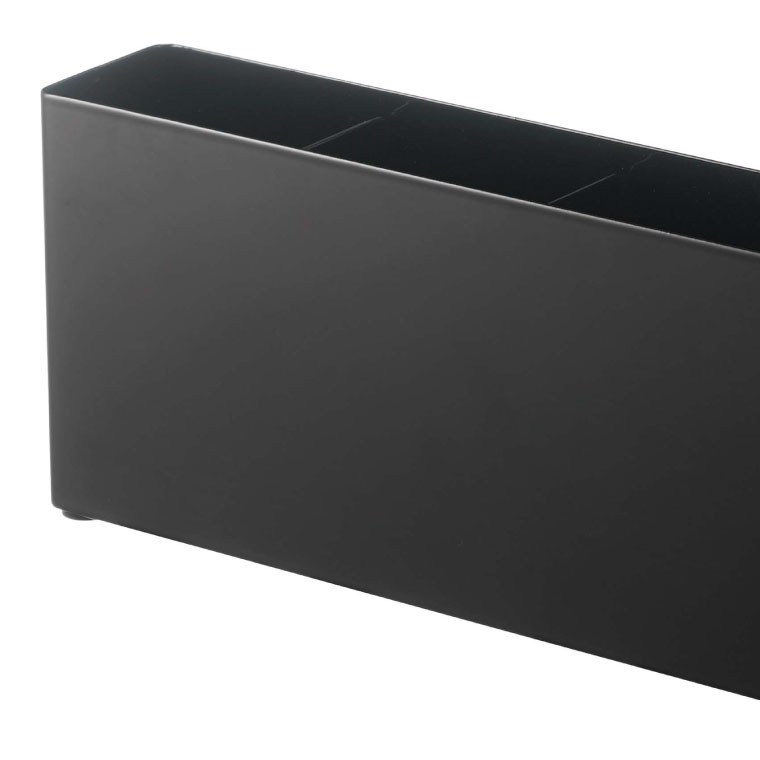 シンク下仕切り付きワイドラック タワー 山崎実業 tower ホワイト/ブラック 4924 4925 タワーシリーズ