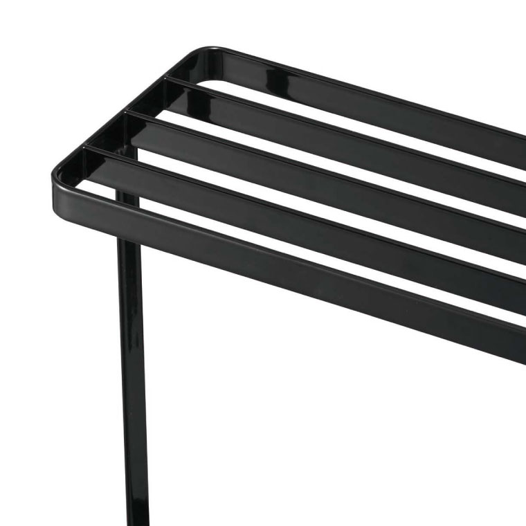 シンク下ポリ袋収納 タワー 山崎実業 tower ホワイト/ブラック 4926 4927 タワーシリーズ