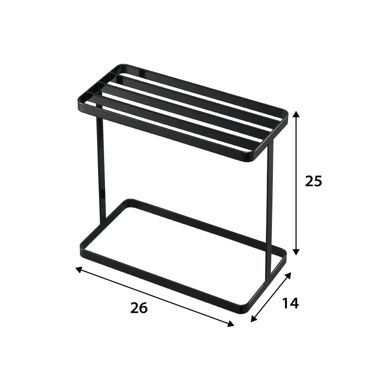 シンク下ポリ袋収納 タワー 山崎実業 tower ホワイト/ブラック 4926 4927 タワーシリーズ