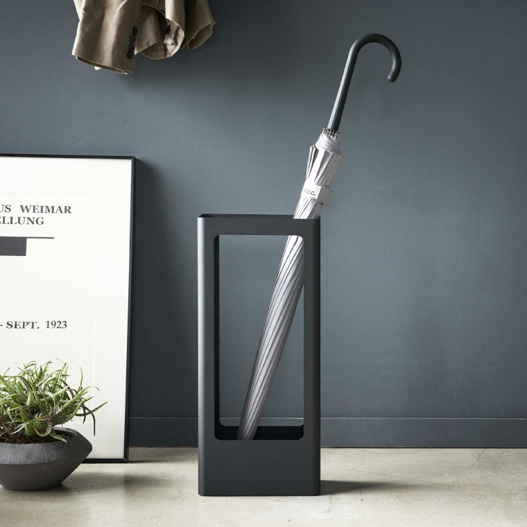 スリムかさたて タワー 山崎実業 tower 傘立て ホワイト/ブラック 4928 4929 タワーシリーズ