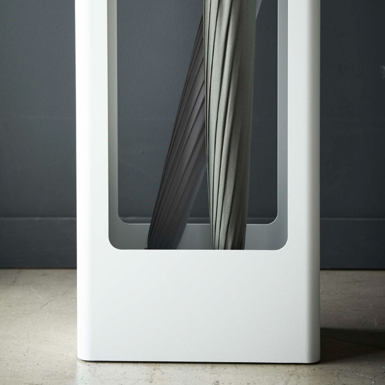 スリムかさたて タワー 山崎実業 tower 傘立て ホワイト/ブラック 4928 4929 タワーシリーズ