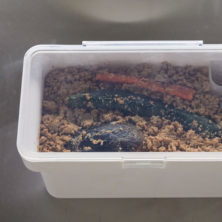 密閉ぬか漬けケース 水取り器付 タワー 山崎実業 tower ホワイト/ブラック 4944 4945 タワーシリーズ