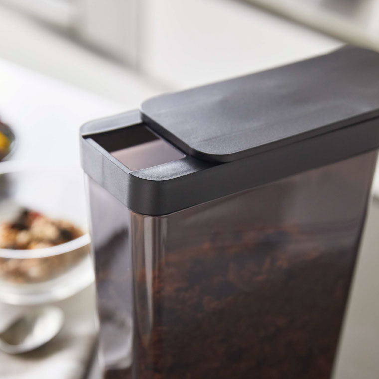 ドライフードストッカー タワー 山崎実業 tower ホワイト/ブラック 4952 4953 タワーシリーズ