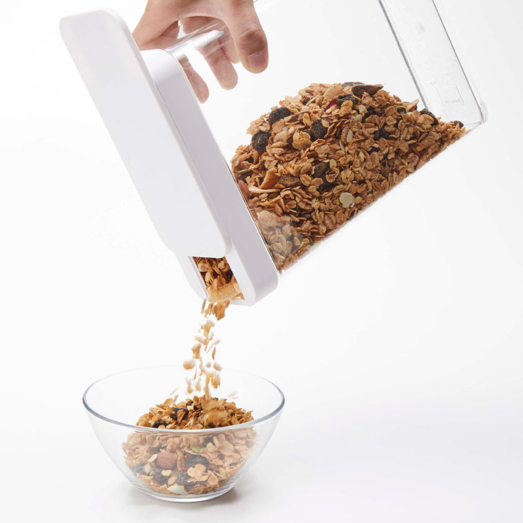 ドライフードストッカー タワー 山崎実業 tower ホワイト/ブラック 4952 4953 タワーシリーズ