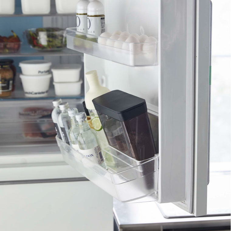 ドライフードストッカー タワー 山崎実業 tower ホワイト/ブラック 4952 4953 タワーシリーズ