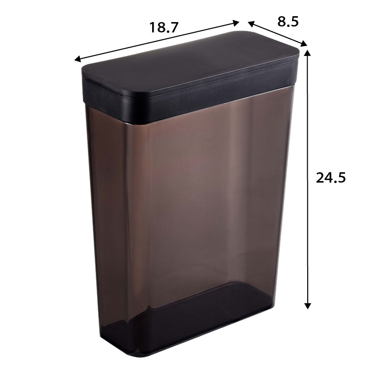 ドライフードストッカー タワー 山崎実業 tower ホワイト/ブラック 4952 4953 タワーシリーズ