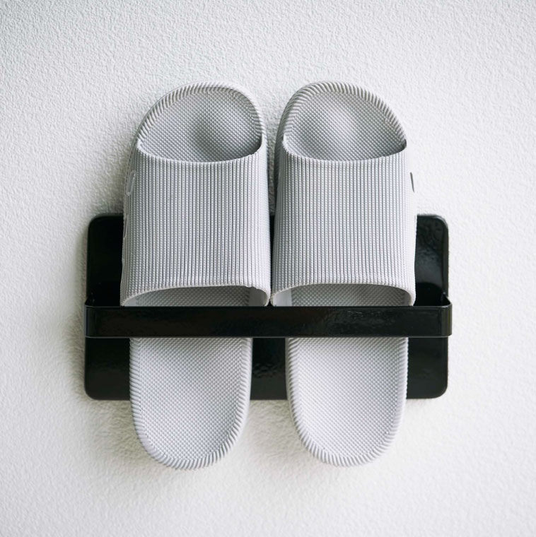 ツーウェイベランダスリッパラック タワー 山崎実業 tower ホワイト/ブラック 4963 4964 タワーシリーズ