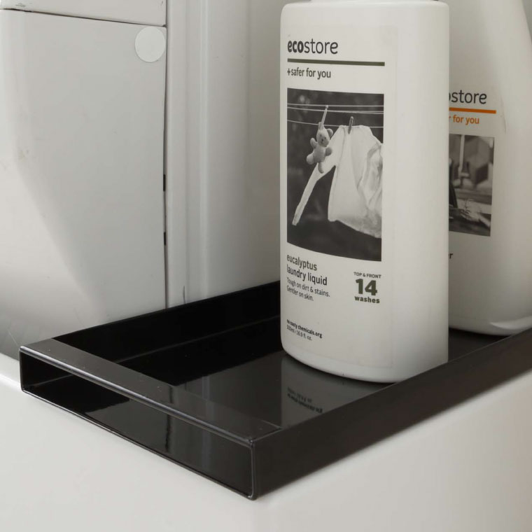 洗濯機防水パン上ラック タワー 山崎実業 tower ホワイト/ブラック 4966 4967 タワーシリーズ