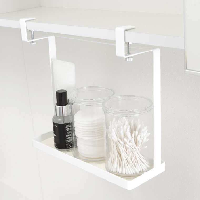 洗面戸棚下ラック タワー 山崎実業 tower ホワイト/ブラック 4998 4999 タワーシリーズ