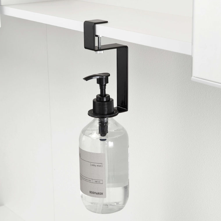 洗面戸棚下ディスペンサーホルダー タワー 2個セット 山崎実業 tower ホワイト/ブラック 5004 5005 タワーシリーズ