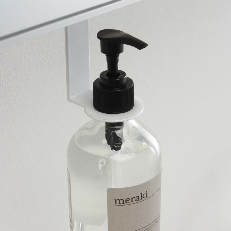 洗面戸棚下ディスペンサーホルダー タワー 2個セット 山崎実業 tower ホワイト/ブラック 5004 5005 タワーシリーズ