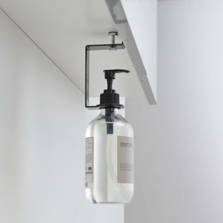 洗面戸棚下ディスペンサーホルダー タワー 2個セット 山崎実業 tower ホワイト/ブラック 5004 5005 タワーシリーズ