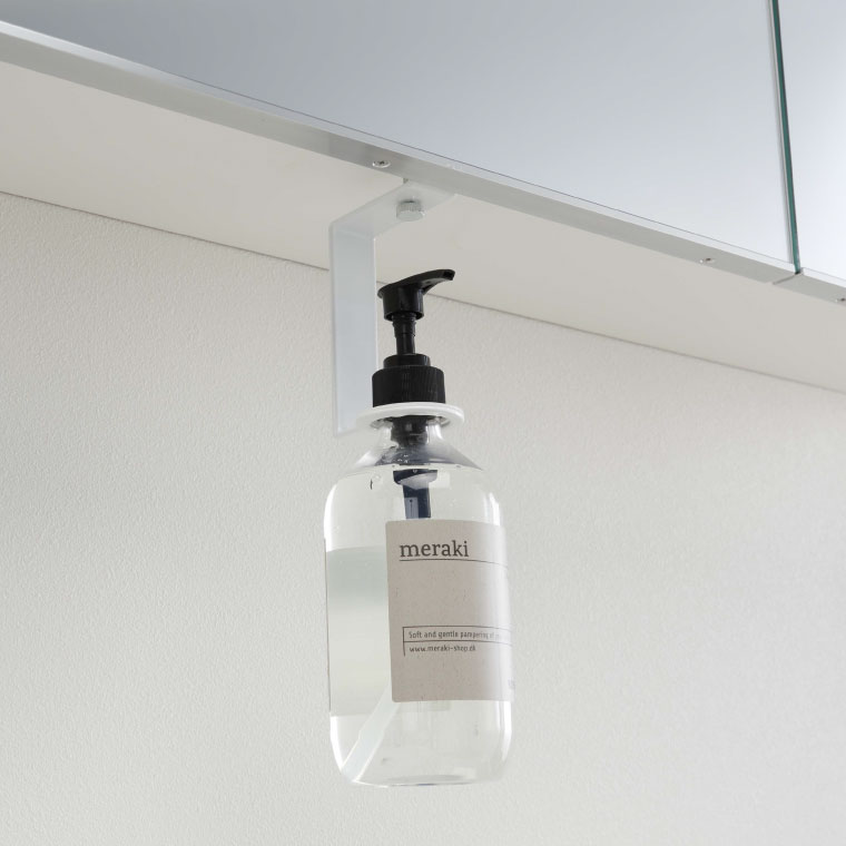 洗面戸棚下ディスペンサーホルダー タワー 2個セット 山崎実業 tower ホワイト/ブラック 5004 5005 タワーシリーズ