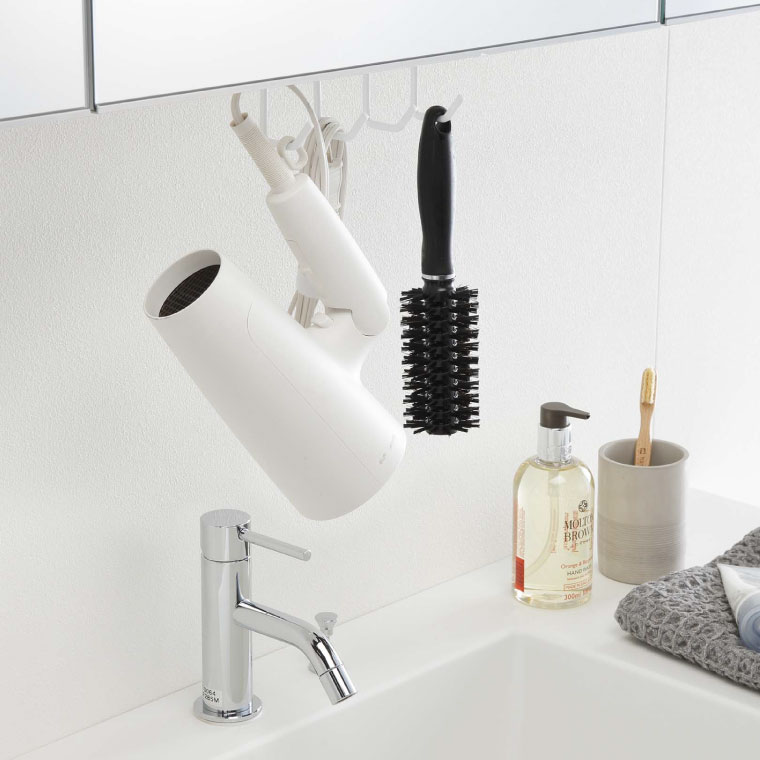 洗面戸棚下フック タワー 山崎実業 tower ホワイト/ブラック 5008 5009タワーシリーズ