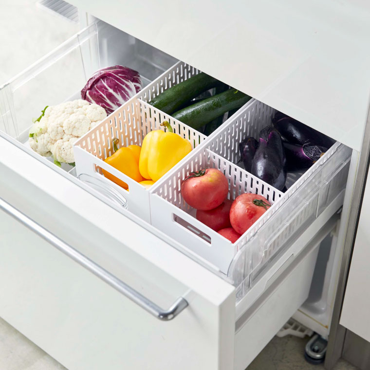 ベジタブルストッカー タワー 山崎実業 tower 野菜ストッカー ホワイト/ブラック 5020 5021 タワーシリーズ