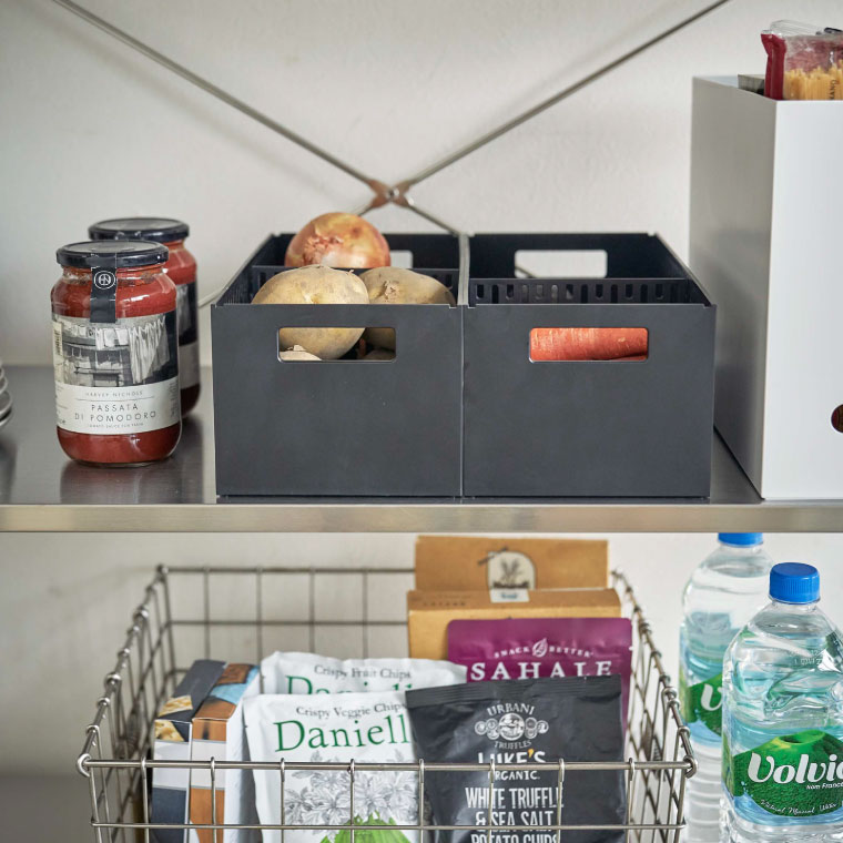 ベジタブルストッカー タワー 山崎実業 tower 野菜ストッカー ホワイト/ブラック 5020 5021 タワーシリーズ