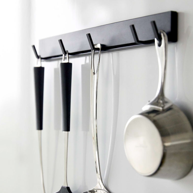 マグネット可動式キッチンツールフック タワー 山崎実業 tower ホワイト/ブラック 5022 5023 タワーシリーズ