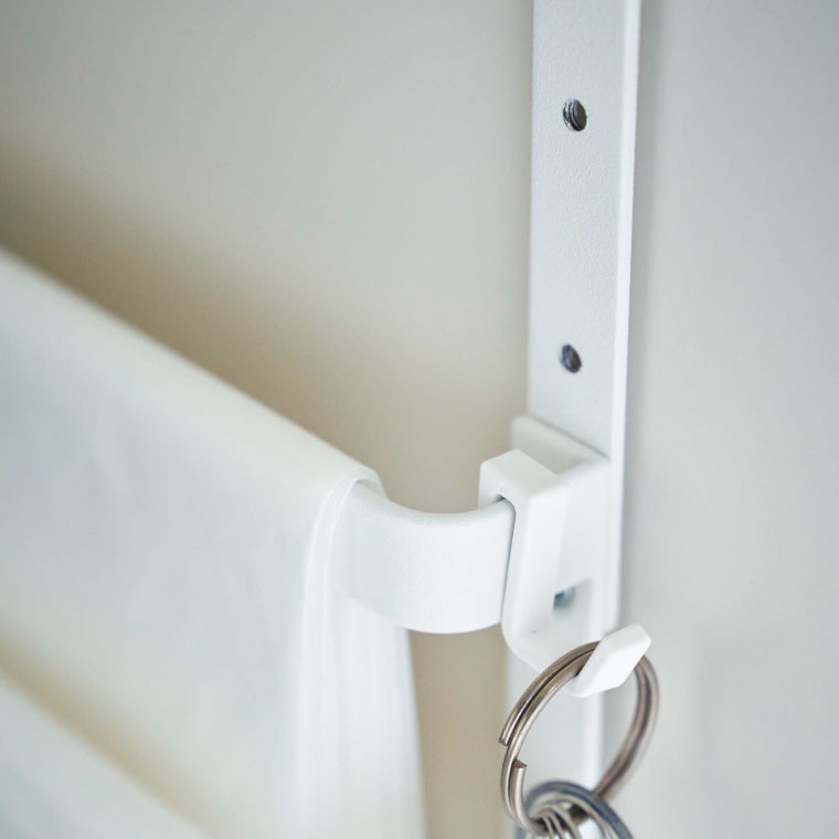 シンク扉ゴミ袋ホルダー タオルハンガー付き トスカ 山崎実業 tosca ホワイト 5030 タワーシリーズ