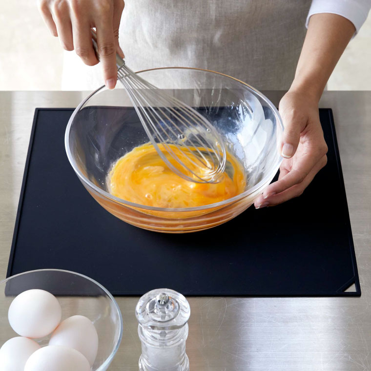 電子レンジ庫内汚れ防止シリコンマット タワー 山崎実業 tower ホワイト/ブラック 5039 5040 タワーシリーズ