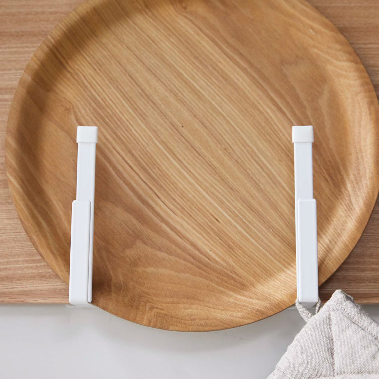 マグネットキッチントレーホルダー ２個組 タワー 山崎実業 tower ホワイト/ブラック 5050 5051 タワーシリーズ