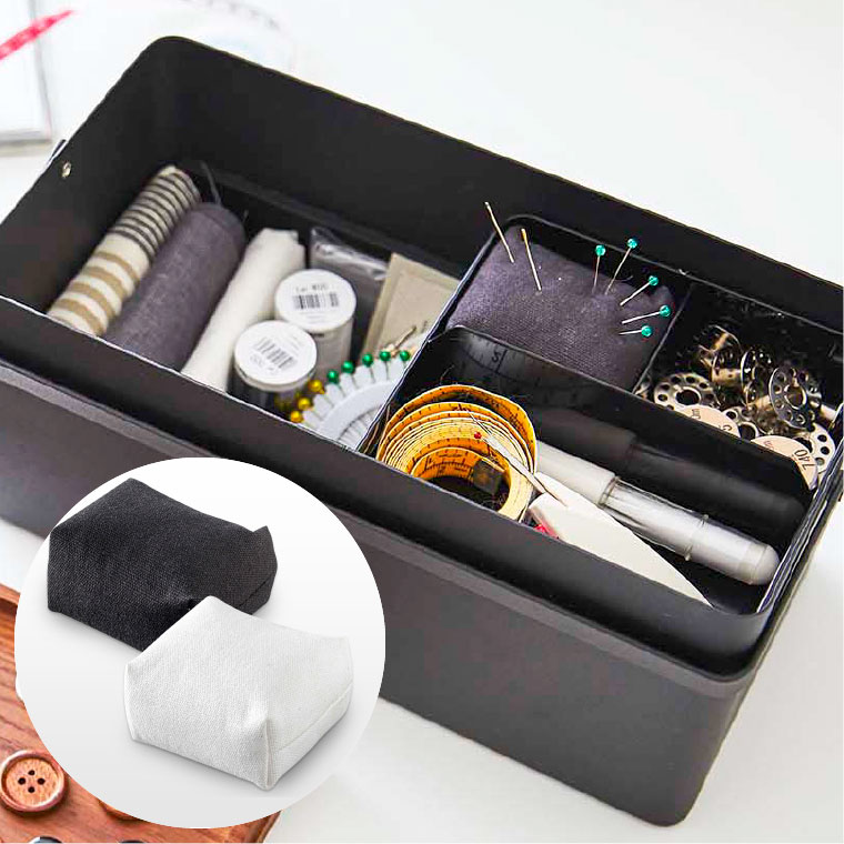 裁縫箱 タワー 山崎実業 tower ホワイト/ブラック 5060 5061 タワーシリーズ