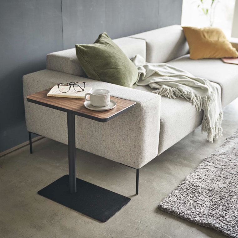 差し込みサイドテーブル タワー 山崎実業 tower ホワイト/ブラック 5120 5121 タワーシリーズ