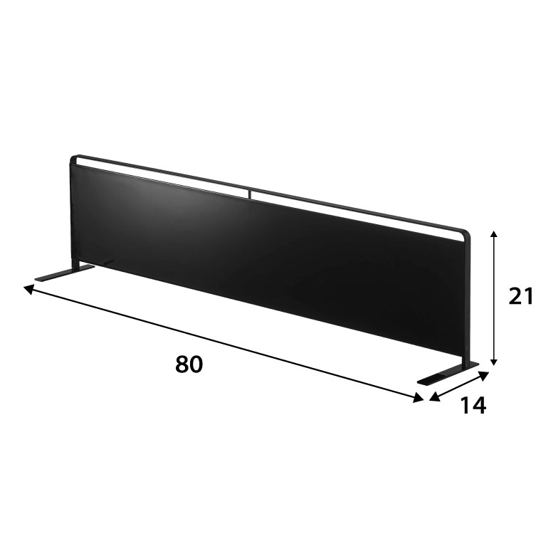 キッチン自立式スチールパネル 横型 タワー 山崎実業 tower ホワイト/ブラック 5126 5127 タワーシリーズ