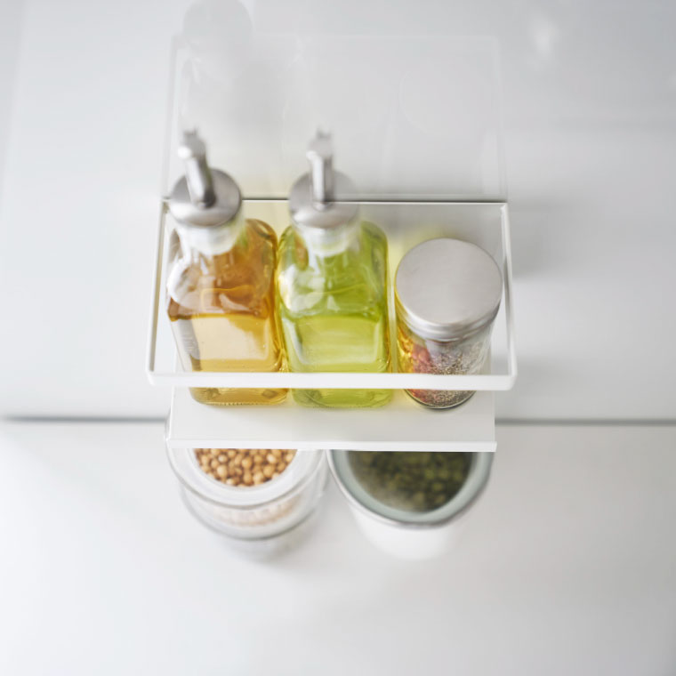 マグネットラック タワー 山崎実業 tower ホワイト/ブラック 5128 5129 タワーシリーズ